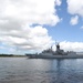 HMAS Toowoomba (FFH 156) departs Pearl Harbor during RIMPAC