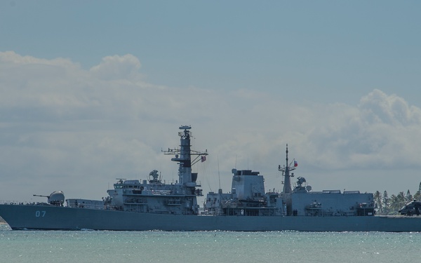 CNS Almirante Lynch departs Joint Base Pearl Harbor-Hickam for RIMPAC 2018