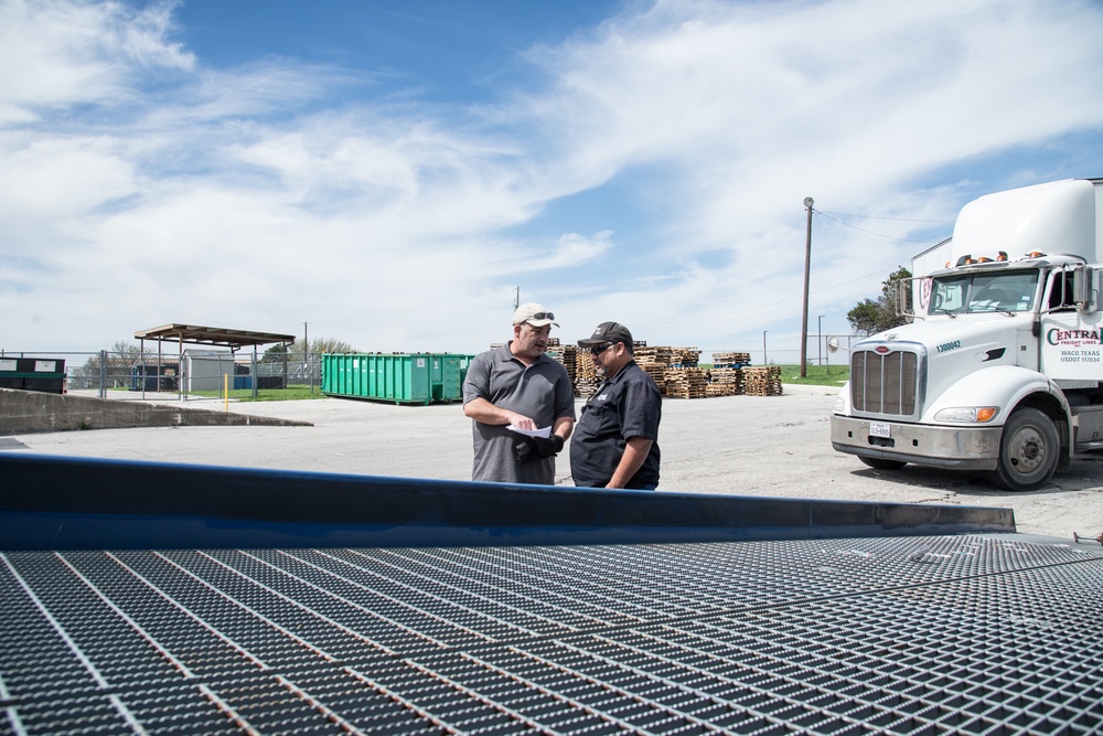 JBSA Recycling Center processes tons of recyclable materials