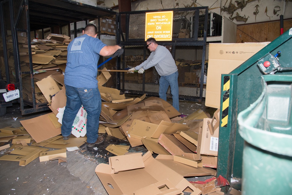 JBSA Recycling Center processes tons of recyclable materials