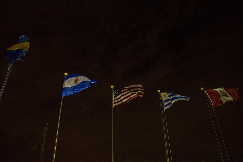 Circle of Flags at IAAFA