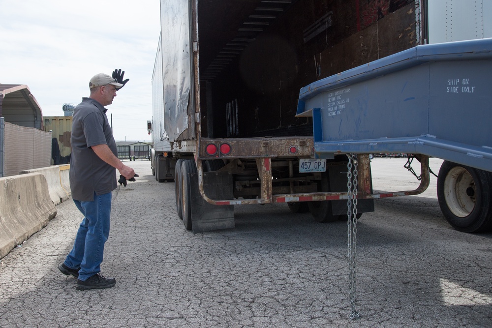 JBSA Recycling Center processes tons of recyclable materials