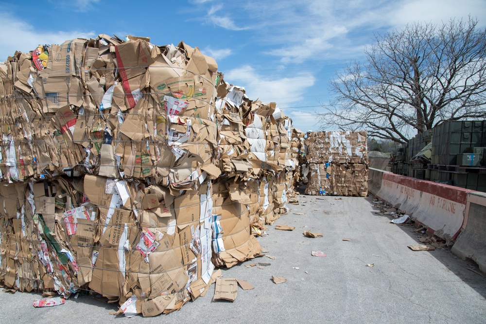 JBSA Recycling Center processes tons of recyclable materials