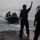 USS Harpers Ferry conducts well deck and flight operations