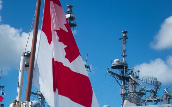 HMCS Vancouver departs for at-sea phase RIMPAC2018