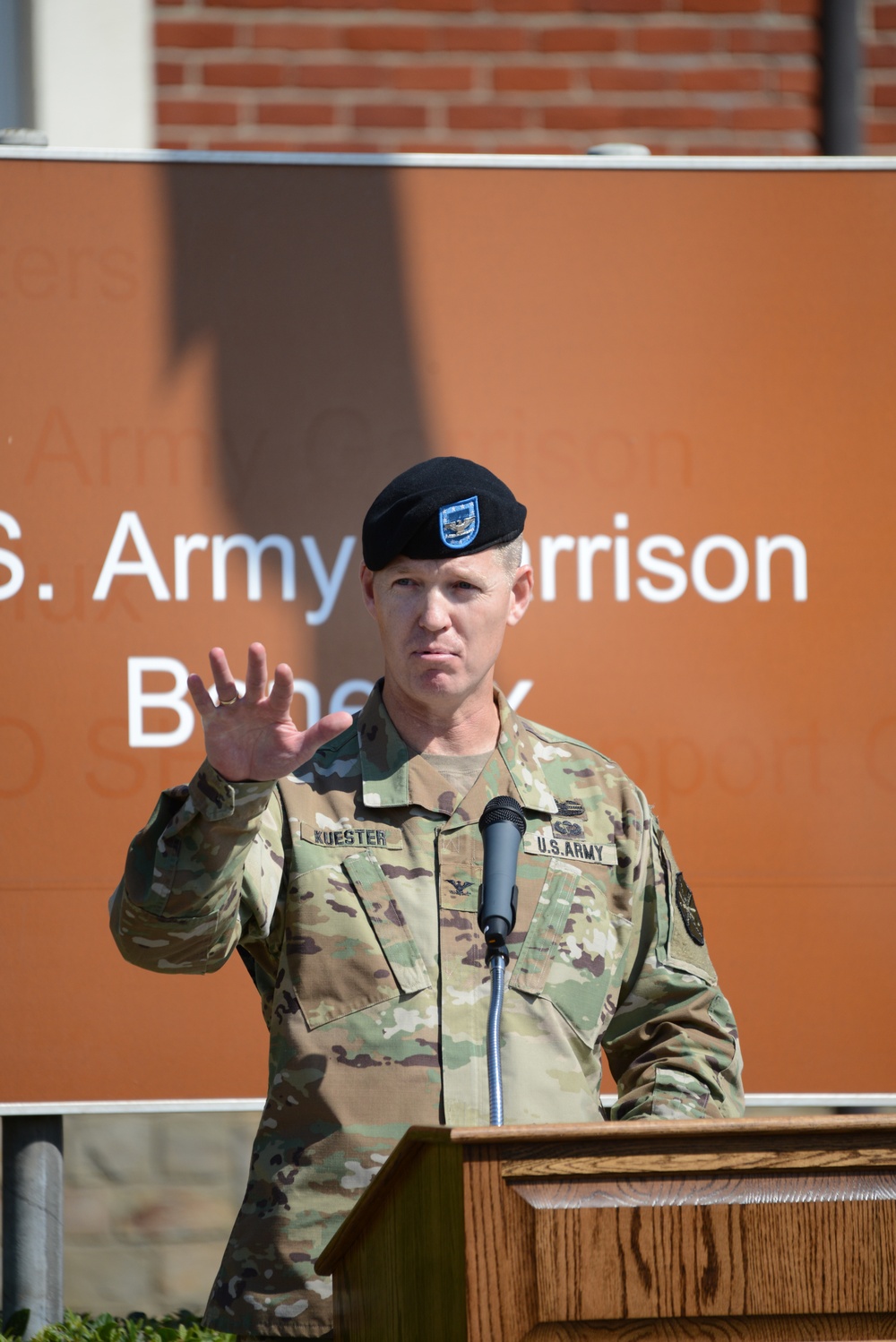 U.S. Army Garrison Benelux' Change of Command