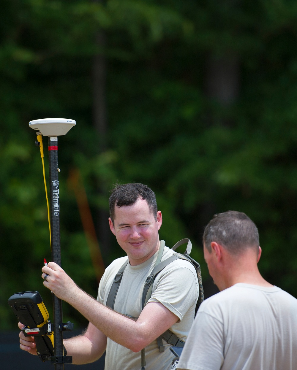 166th Civil Engineer Squadron help with the construction of a camp for special needs kids and adults.