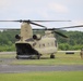 Chinook helicopter, crew supports Fort McCoy training