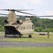 Chinook helicopter, crew supports Fort McCoy training