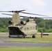 Chinook helicopter, crew supports Fort McCoy training