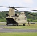 Chinook helicopter, crew supports Fort McCoy training