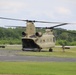 Chinook helicopter, crew supports Fort McCoy training