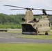 Chinook helicopter, crew supports Fort McCoy training