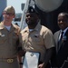 A historic re-enlistment aboard the U.S.S Wisconsin (BB-64)