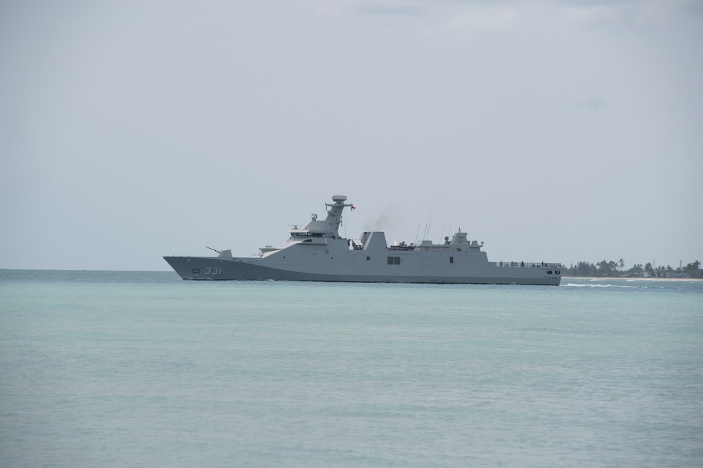 KRI Martadinata departs Joint Base Pearl Harbor-Hickam for RIMPAC 2018