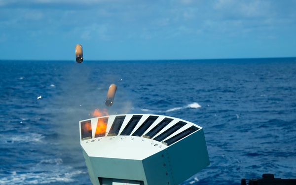 HMCS Vancouver at sea phase during RIMPAC 2018
