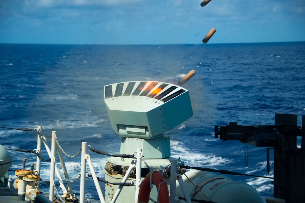 HMCS Vancouver at sea phase during RIMPAC 2018