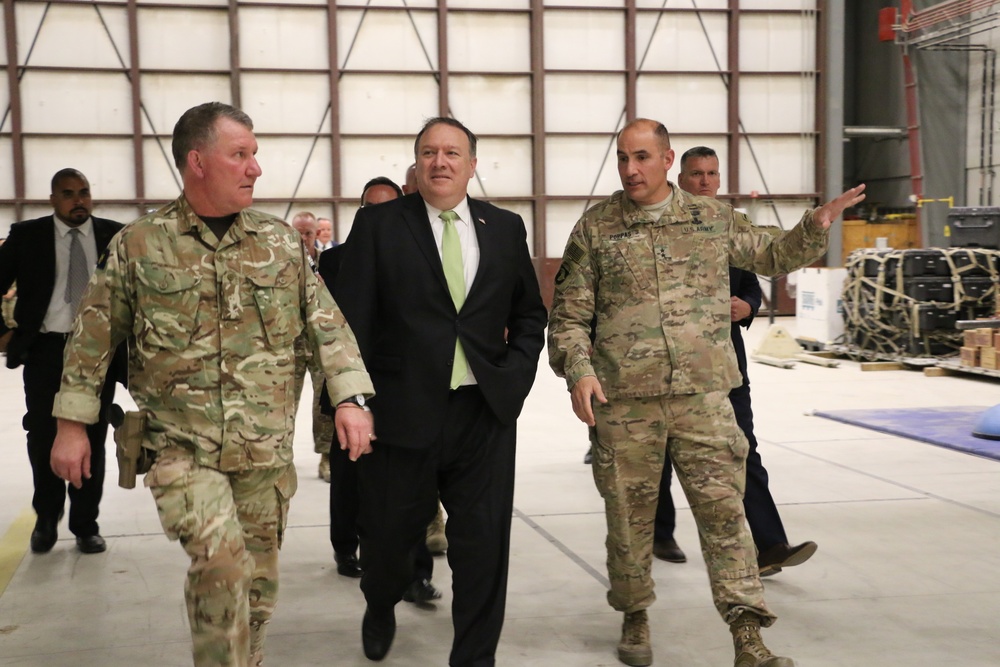 Pompeo visits Afghanistan