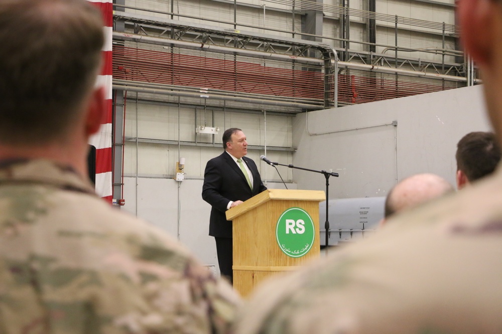 Pompeo visits Afghanistan