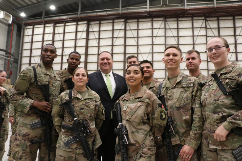 Pompeo visits Afghanistan