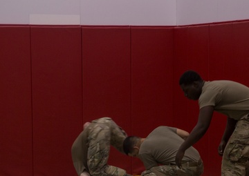 Army Soldiers participate in MCMAP training