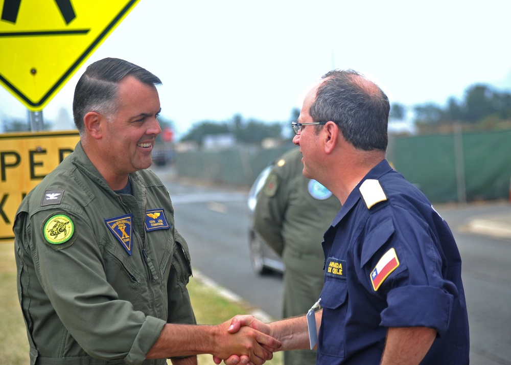 Chilean Navy Rear Admiral Pablo Niemann Figari Tours TOC Kaneohe Bay