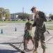 Marines cleaning parking lot at JBSA-Lackland