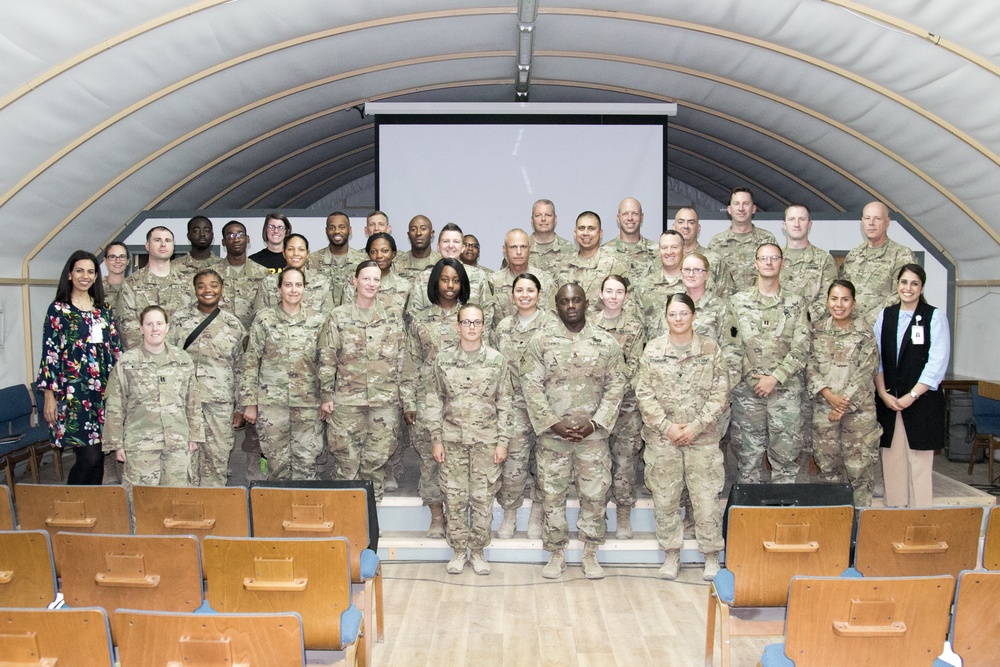 TFS Soldiers learn of opportunity to visit critically ill children at hospitals in Kuwait