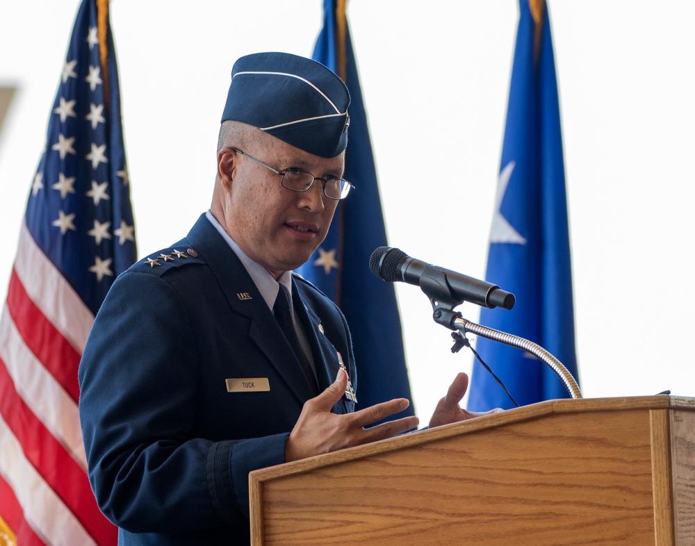 60 AMW Change of Command Ceremony, July 10, 2018