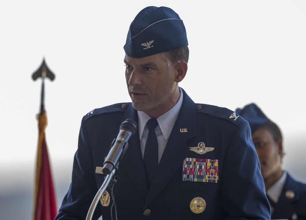 60 AMW Change of Command Ceremony, July 10, 2018