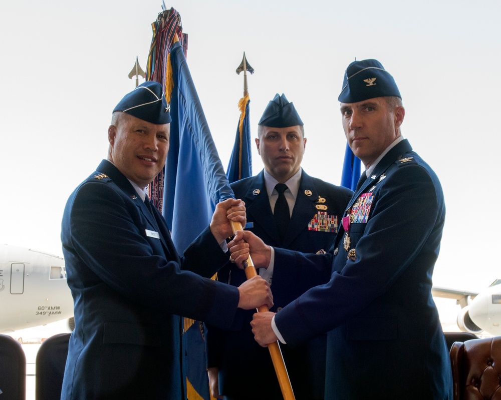 60 AMW Change of Command Ceremony, July 10, 2018