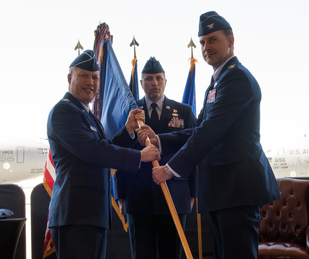 60 AMW Change of Command Ceremony, July 10, 2018