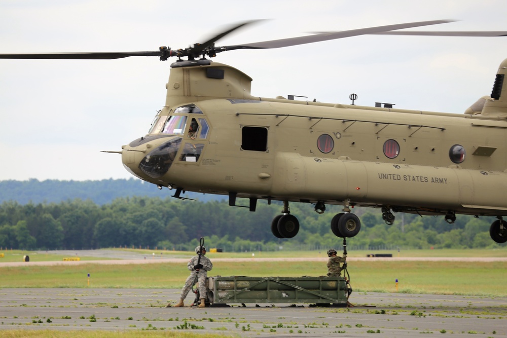 89B students build sling-loading skills for ammo at Fort McCoy