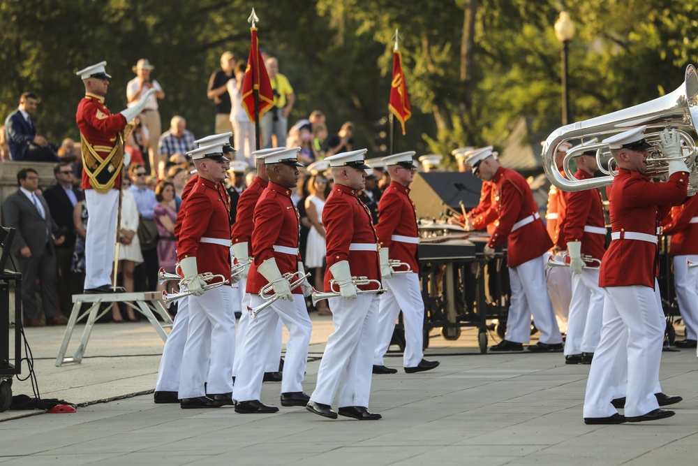 Marine Barracks Washington D.C. Tuesday Sunset Parade 07.10.2018