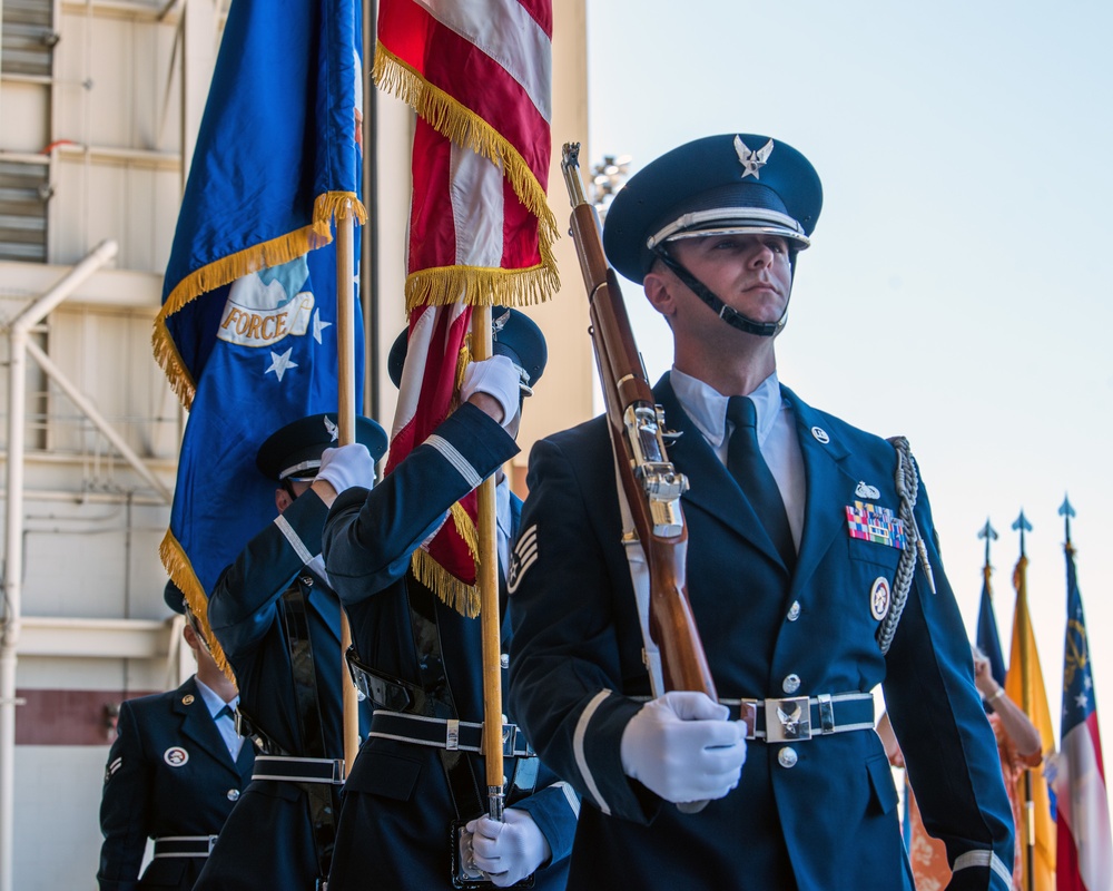 60 AMW Change of Command