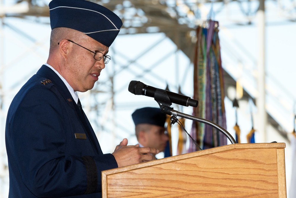 60 AMW Change of Command