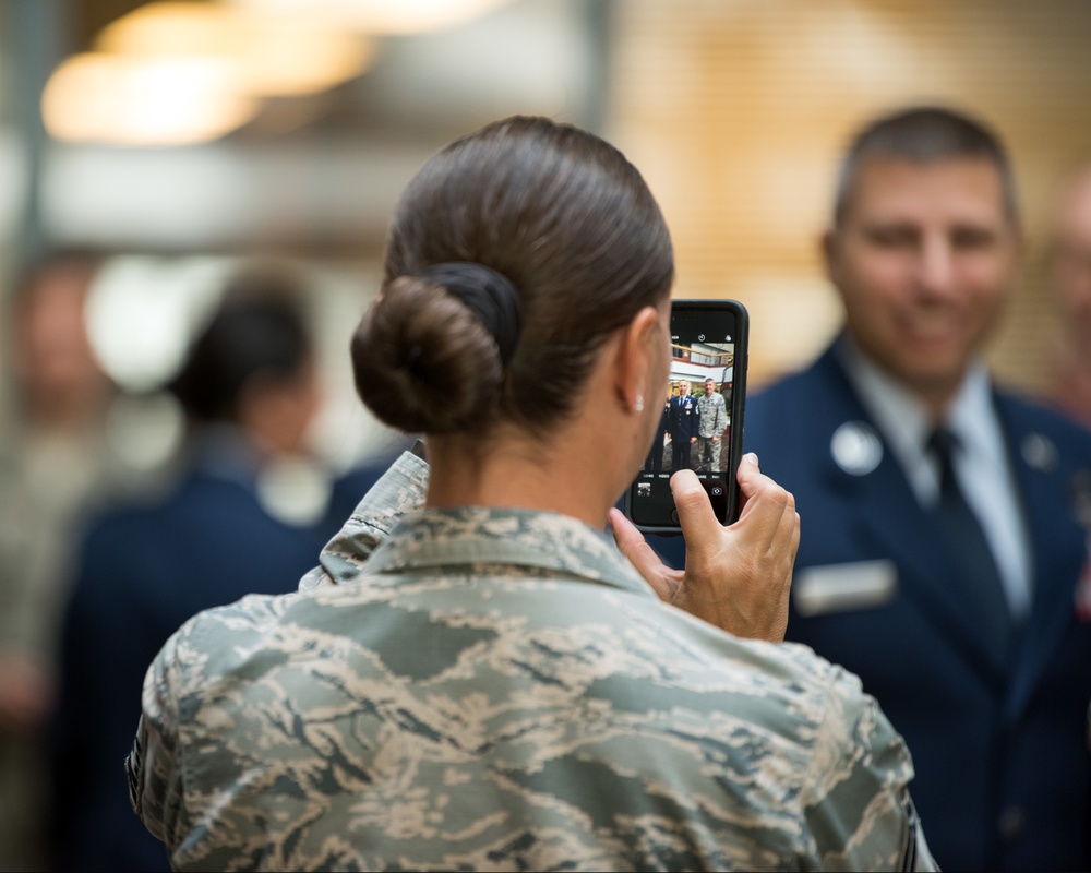 60 AMW Change of Command