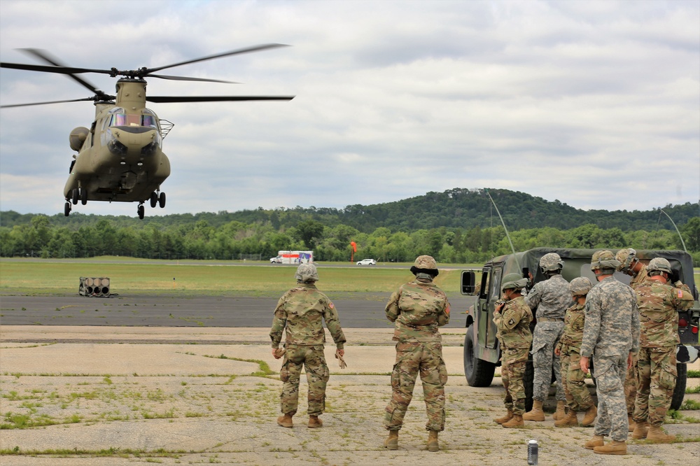 89B students build sling-loading skills for ammo at Fort McCoy