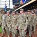 13th ESC Commanding General reenlists 100 Soldiers before Astros Game