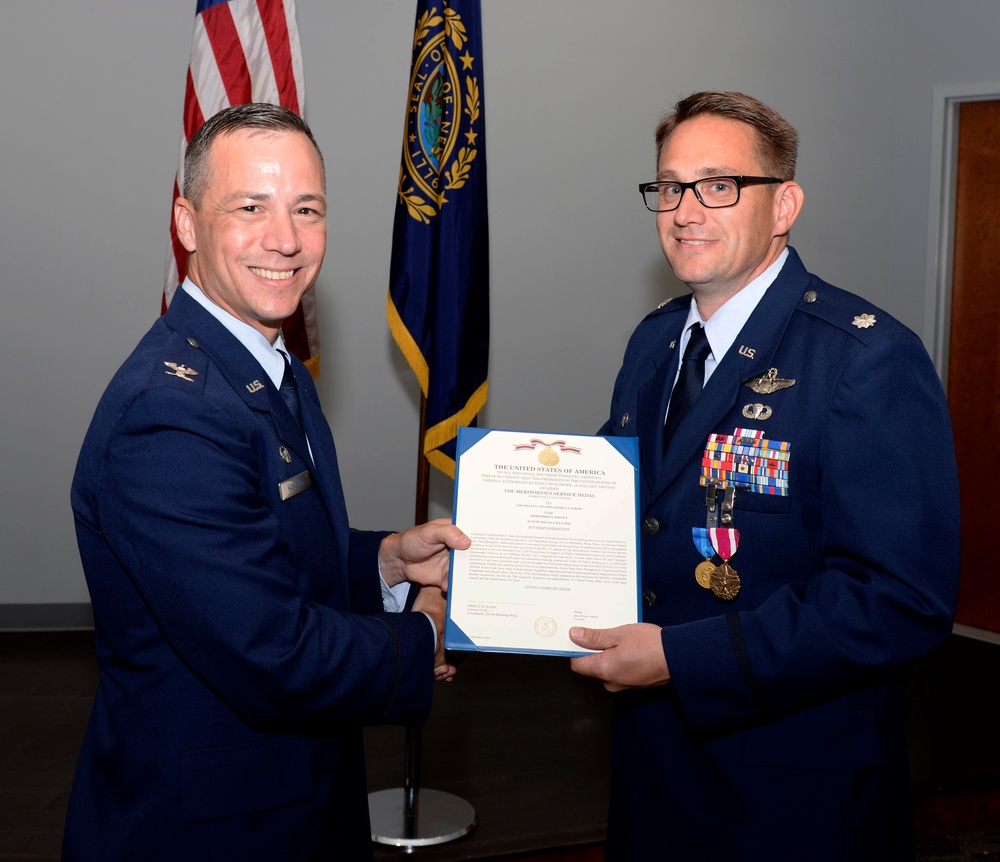 Col. Zaker relinquishes command