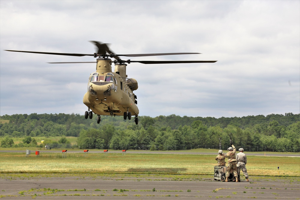 89B students build sling-loading skills for ammo at Fort McCoy