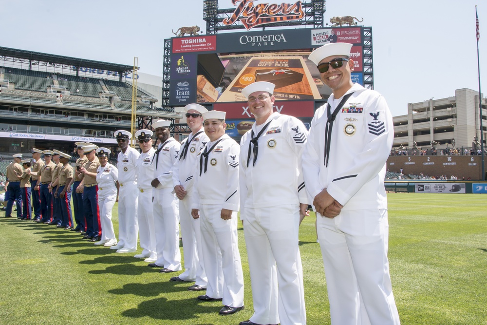 Detroit Tigers Salute to Service