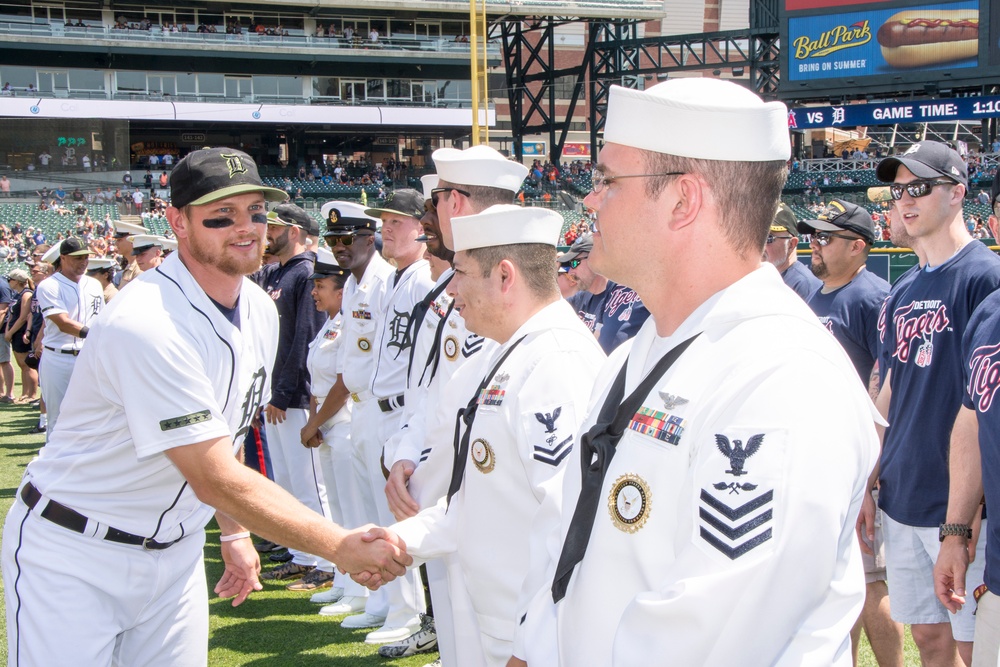 Detroit Tigers Salute to Service