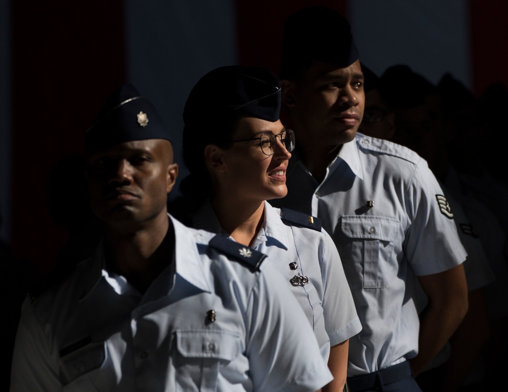 60 AMW Change of Command Ceremony, July 10, 2018