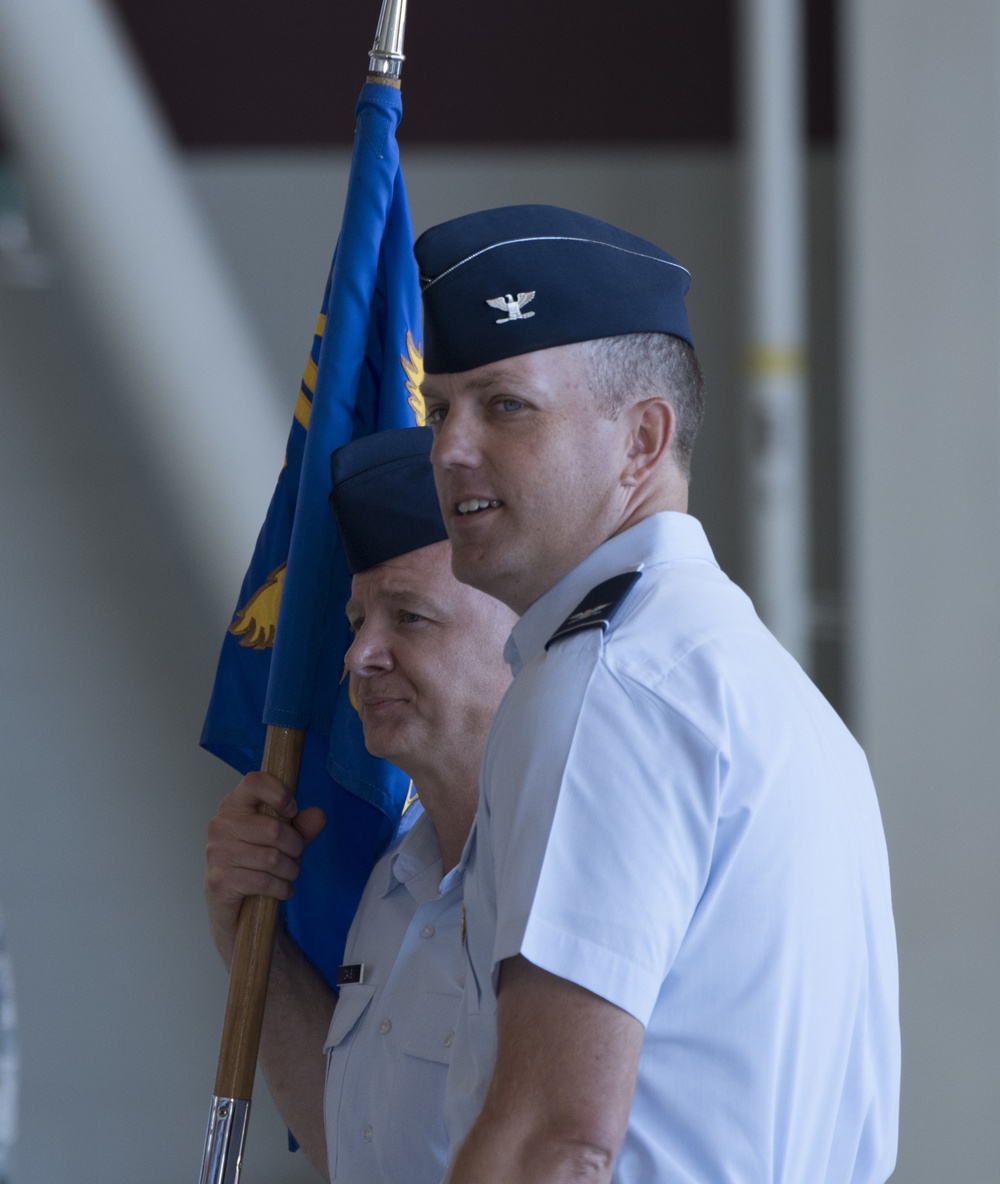 60 AMW Change of Command Ceremony, July 10, 2018