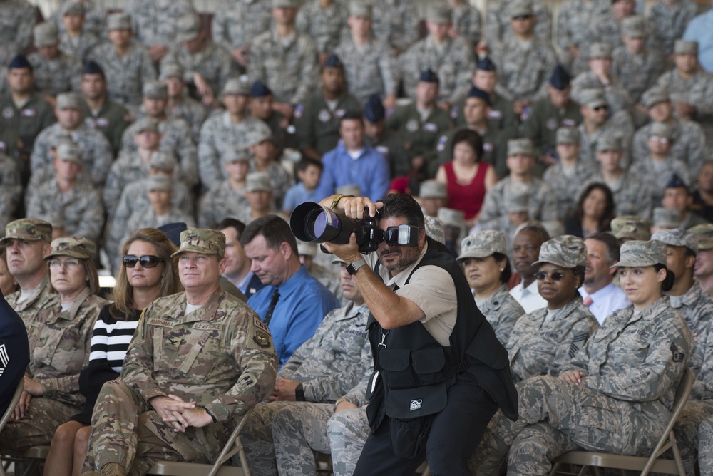 60 AMW Change of Command Ceremony, July 10, 2018