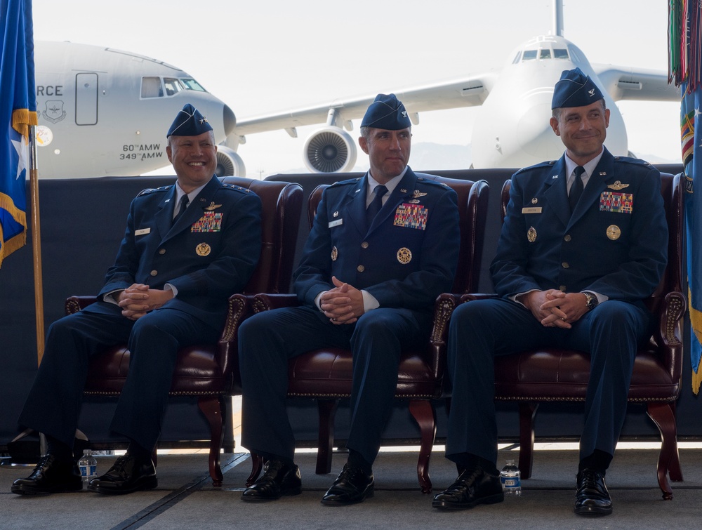 60 AMW Change of Command Ceremony, July 10, 2018