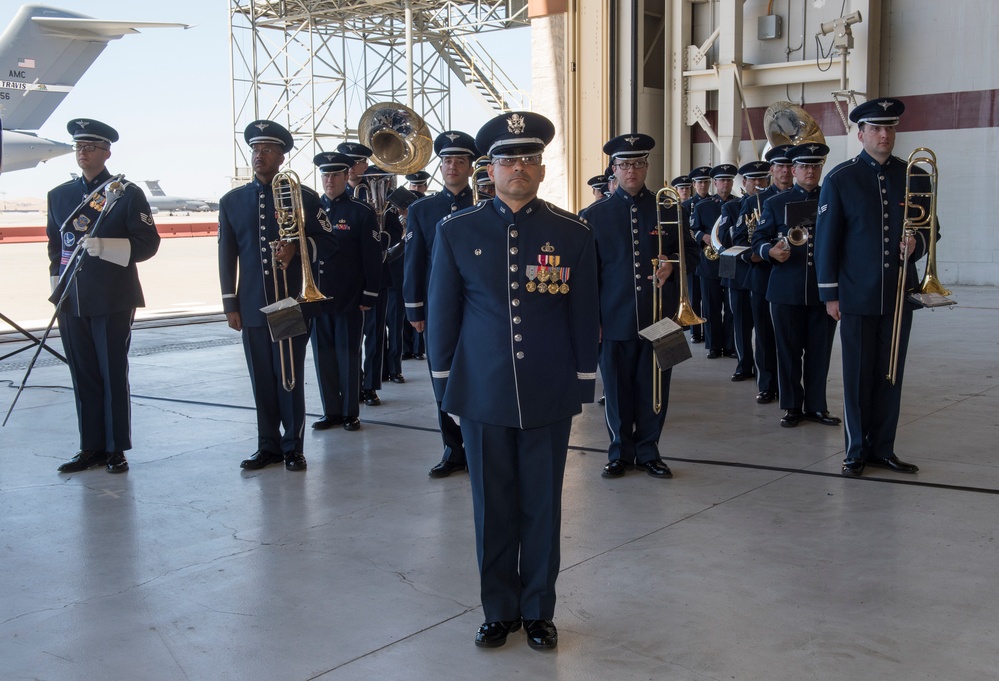 60 AMW Change of Command Ceremony, July 10, 2018