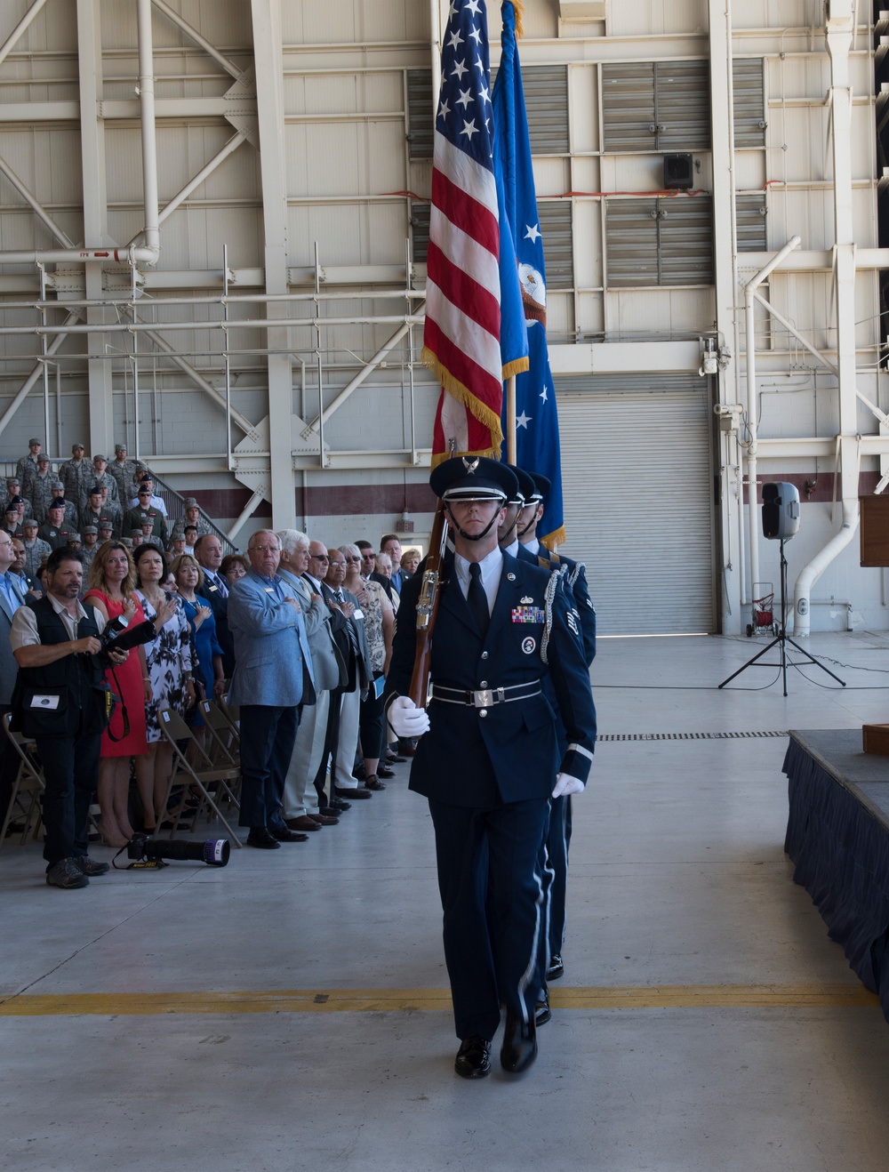 60 AMW Change of Command Ceremony, July 10, 2018