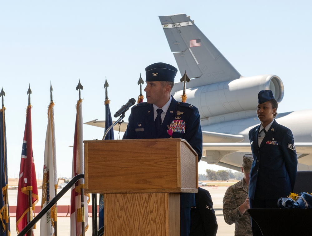 60 AMW Change of Command Ceremony, July 10, 2018